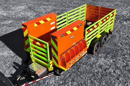 Traffic Pro Trailer Black and Whilte background